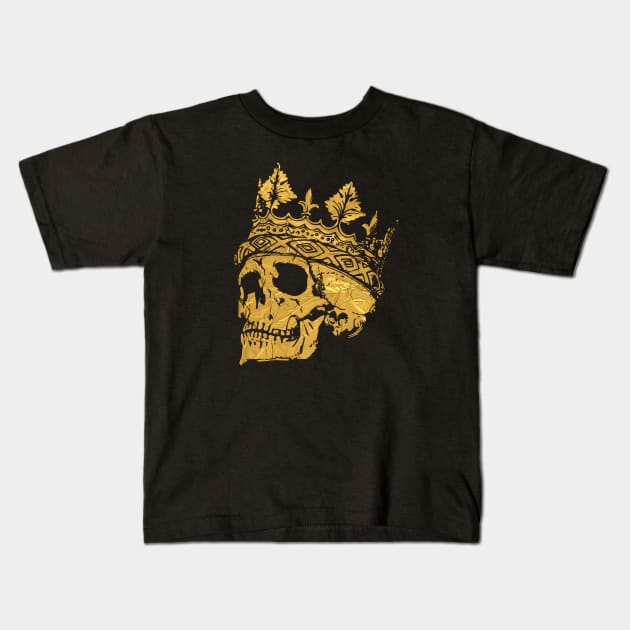 King Midas Kids T-Shirt by flimflamsam